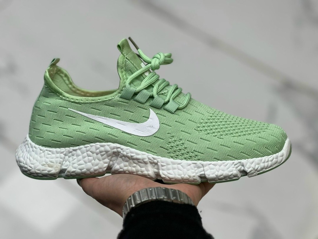 кроссовки,nike roshe run,nike flyknit,green nike,nike roshe