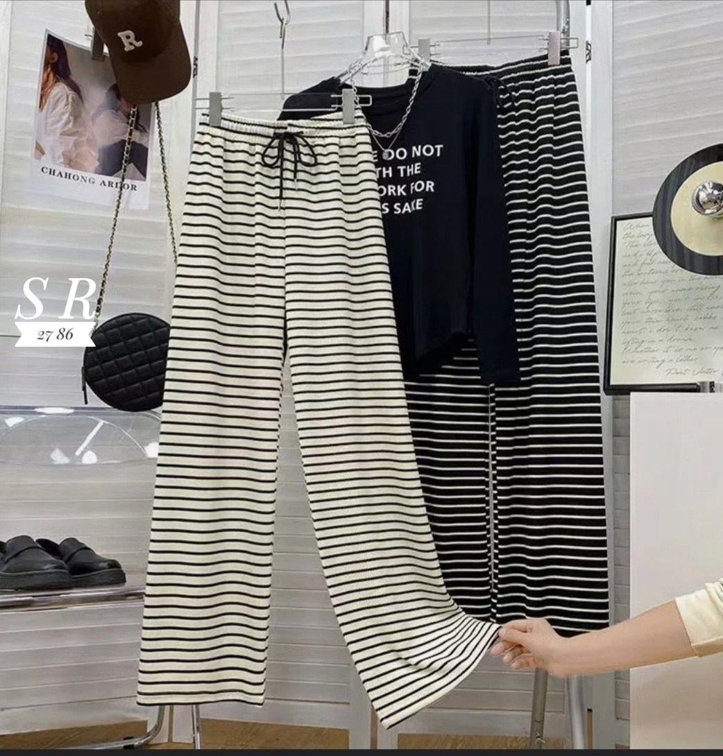 брюки женские в полоску,брюки в полоску,прямые брюки в полоску,черно белая полоска,костюм в полоску