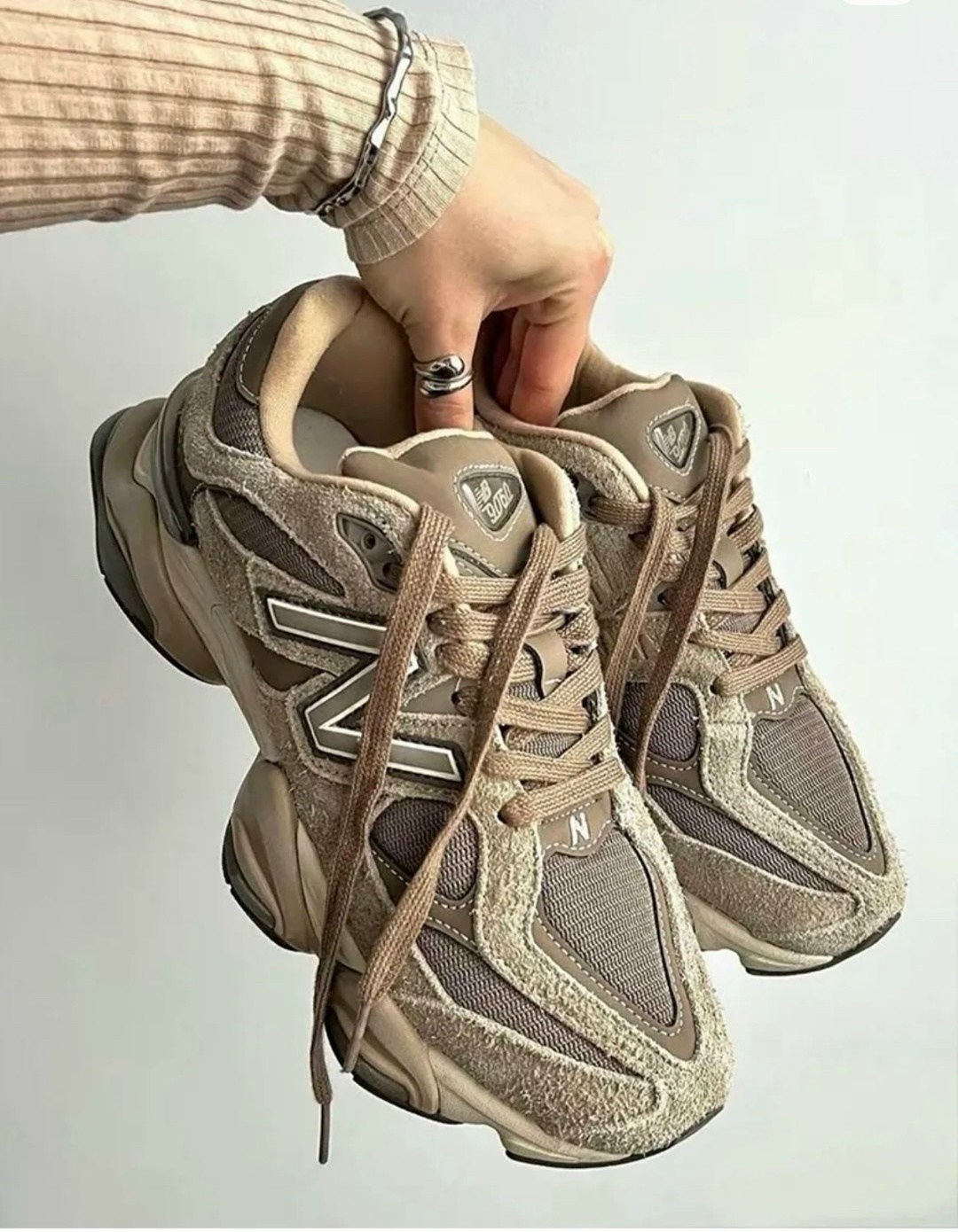 кроссовки nb 9060 mushroom brown,кроссовки new balance 9060,кроссовки new balance,кроссовки new balance 9060 36-41 серые,женские замшевые кроссовки nb 9060 beige/brown new balance