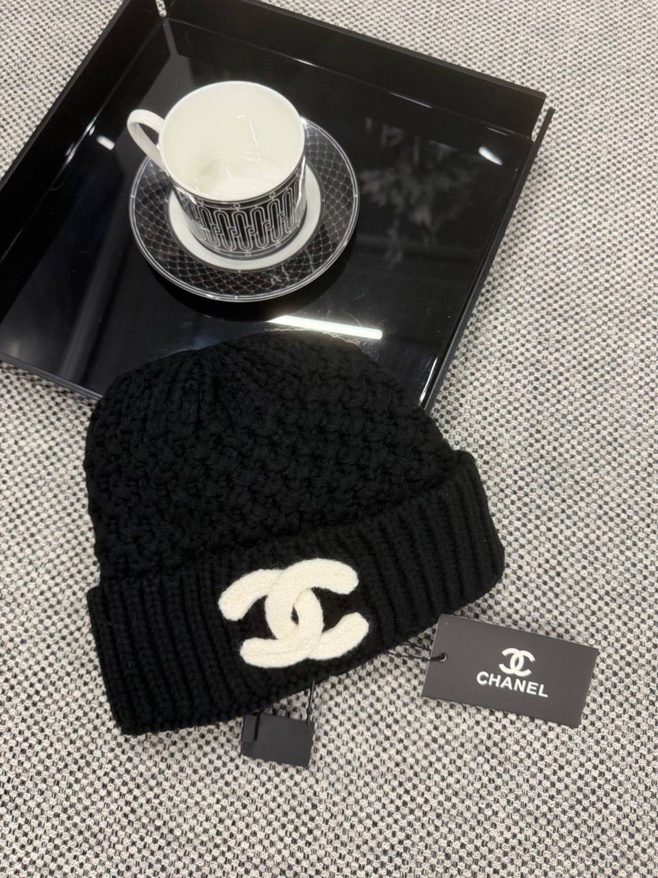 шапка chanel,вязаная шапка chanel,вязаные эластичные шапки bini chanel,шапка шанель,chanel новая осенне-зимняя модная шапка baotou