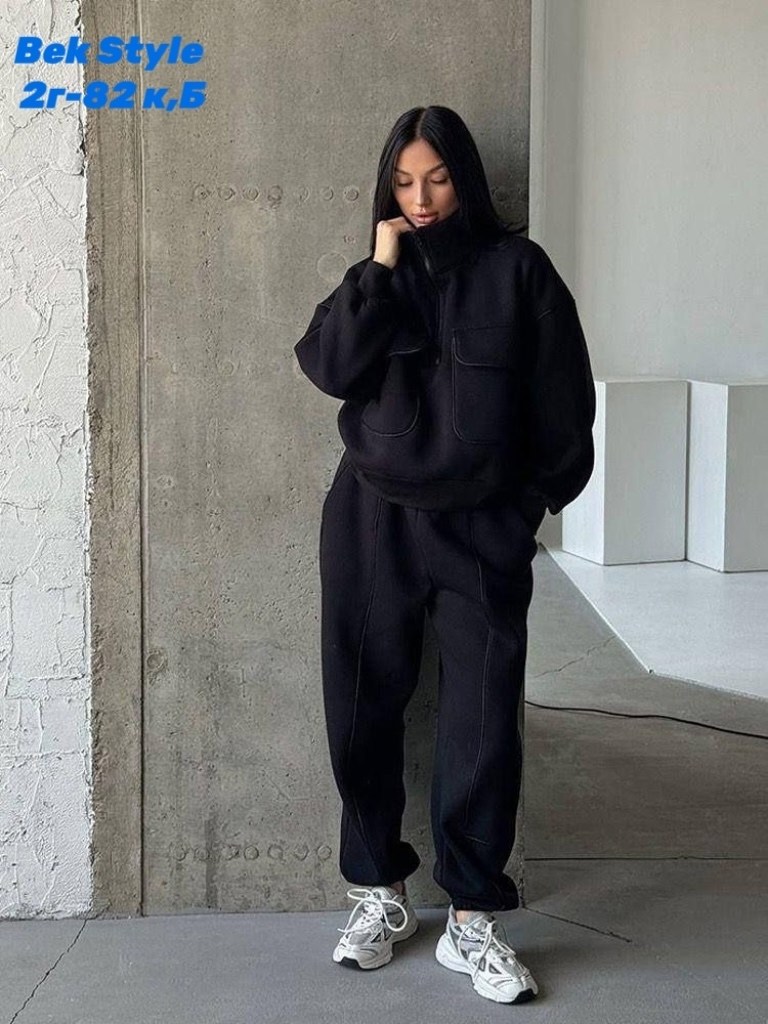спортивные костюм,спортивный костюм женский с капюшоном оверсайз,спортивный костюм женский на флисе,cпортивный костюм черный,костюм спортивный женский