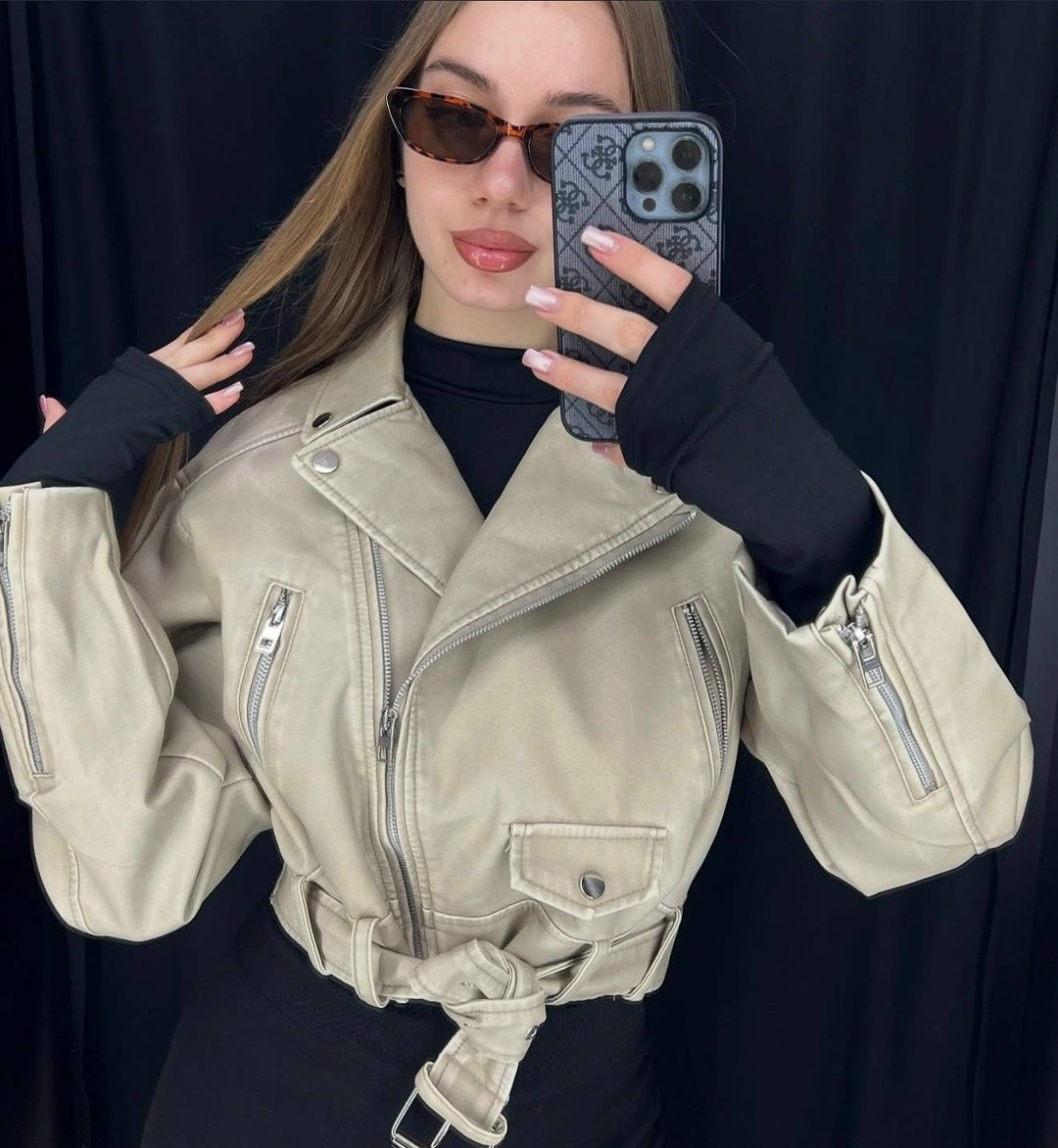 женская куртка из искусственной кожи,женская короткая куртка из искусственной кожи,куртка косуха,кожаная куртка женская,женская байкерская куртка из искусственной кожи