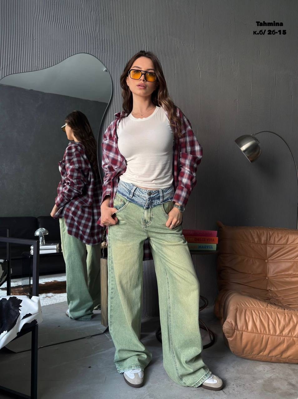 джинсы багги,женские джинсы,джинсы широкие прямые багги stefrimi 311152472,модные джинсы,джинсы широкие