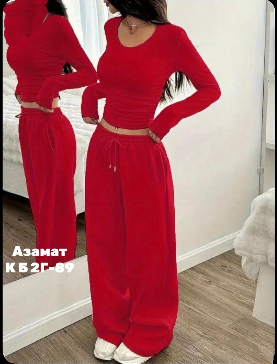 костюм женский,спортивные костюм,широкие брюки,,женский трикотажный костюм