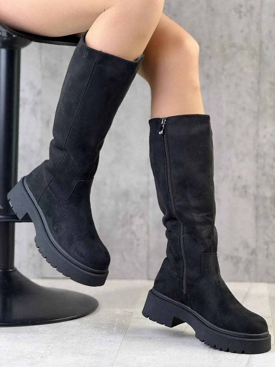 сапоги зимние женские эра,сапоги женские зимние из материала,сапоги зима полный мех высокие на платформе эстетика обуви цвет черный,сапоги женские,сапоги демисезонные женские