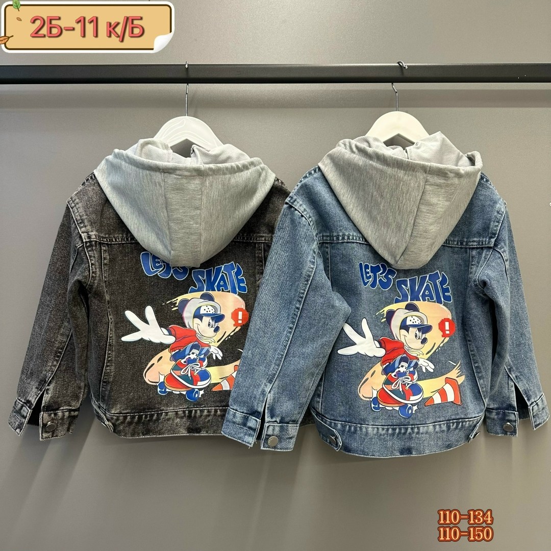 куртка джинсовая s&h stylish happy микки маус,куртка джинсовая,джинсовая куртка для мальчика,куртка джинсовая детская,джинсовка с микки маусом детская