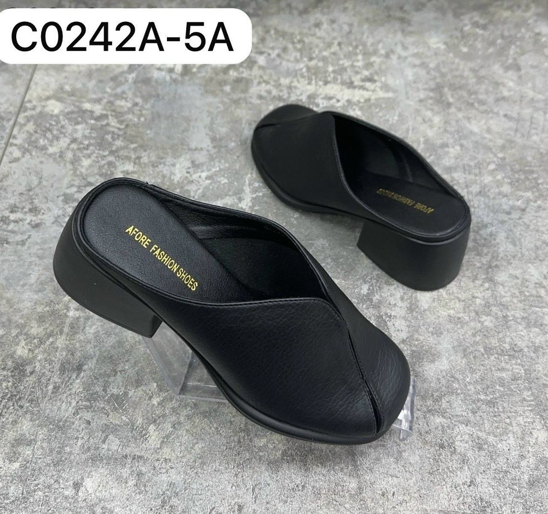 ,шлепанцы женские,мюли кожаные,шлепки на каблуке,шлепки женские