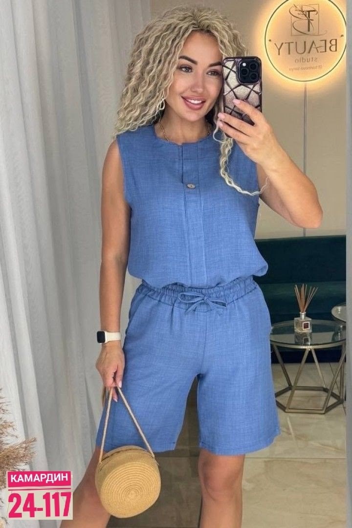 женский костюм с шортами,костюм из льна лайм,летние костюмы женские,женские костюмы,летние костюмы