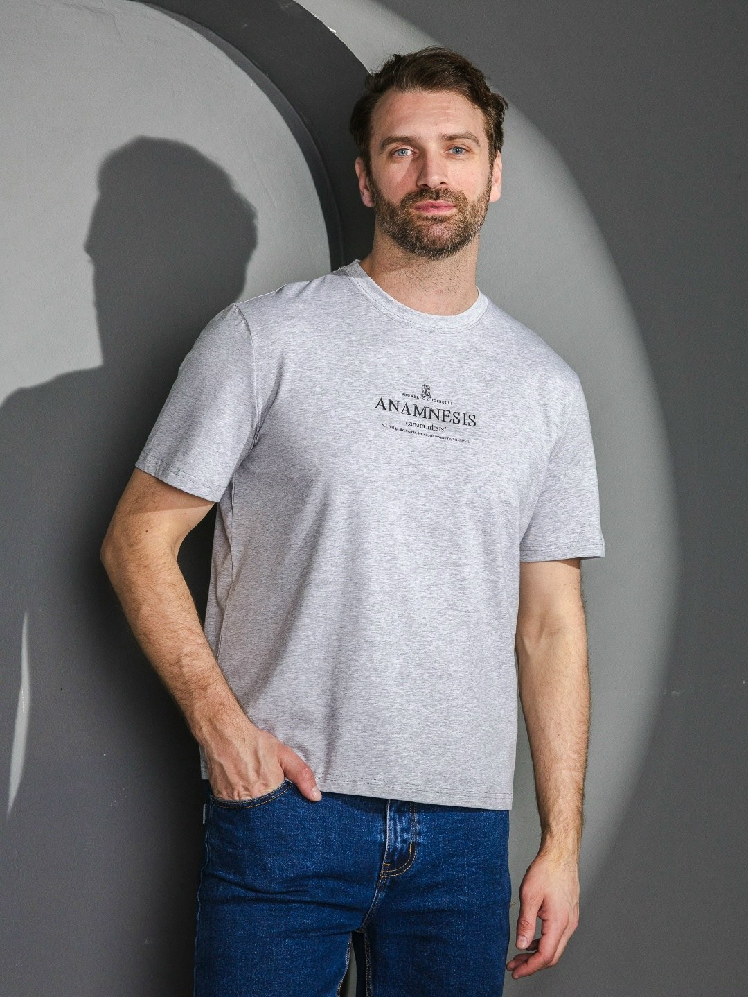 мужская футболка,футболка,серая футболка мужская,футболки мужские хлопок,футболка с принтом