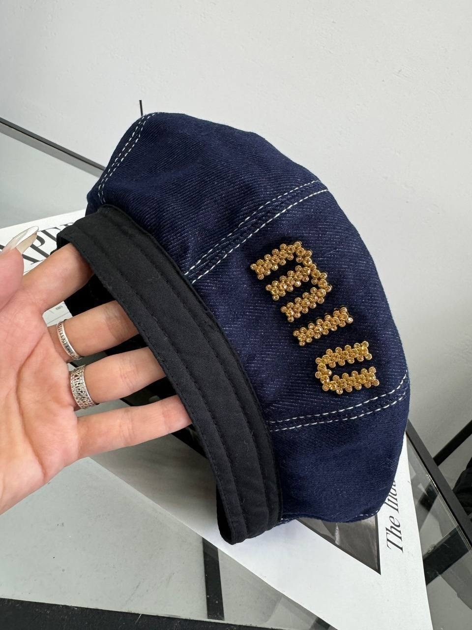 джинсовая кепка,кепка джинсовая женская с камнями,джинсовый берет,кепка,кепка модная