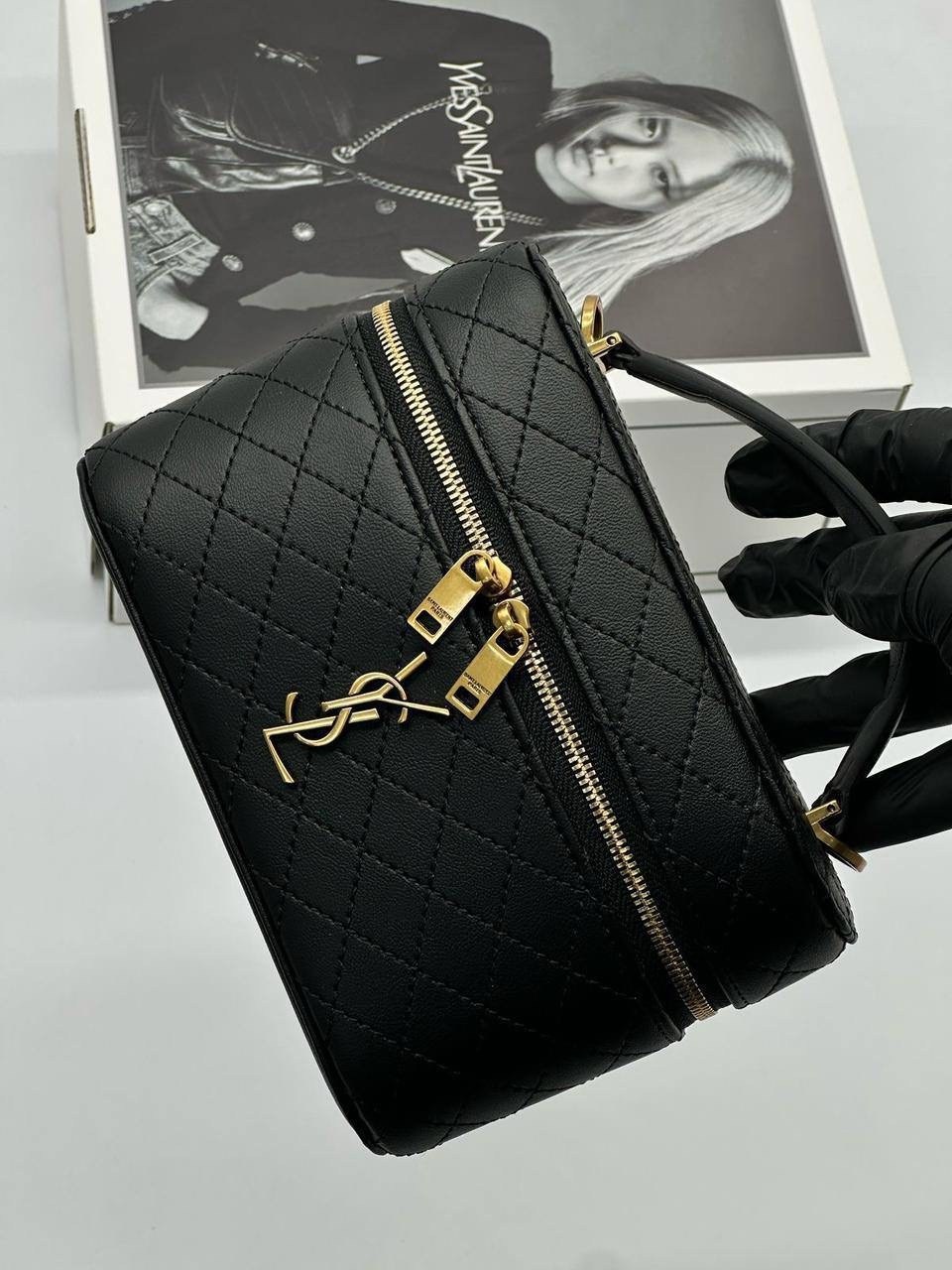 брендовая сумка женская,женская сумка-кошелек ysl saint laurent,кожаная сумка yves saint laurent gaby vanity черная,сумка saint laurent,сумка