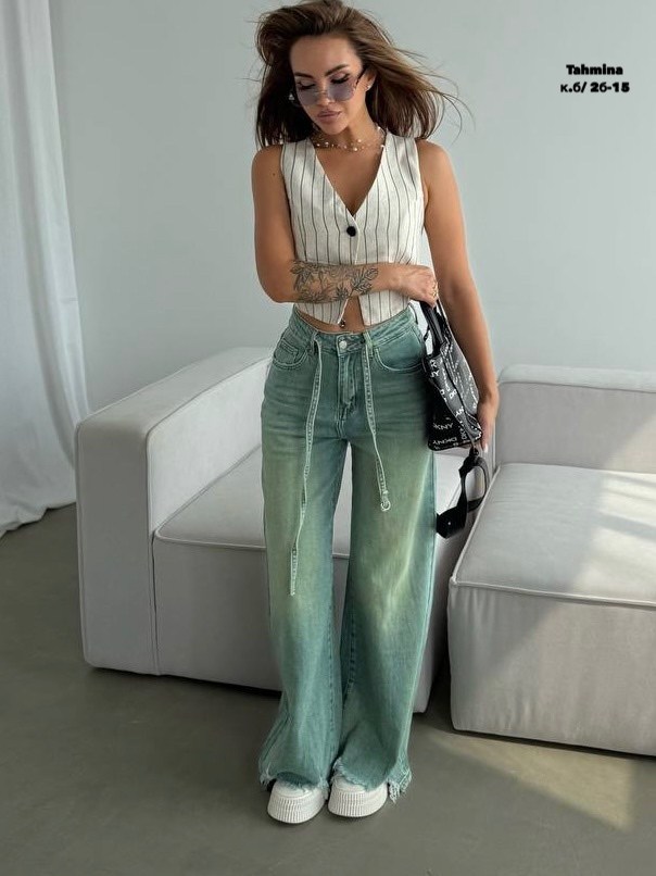 джинсы женские широкие,джинсы женские,рваные джинсы женские,джинсы женские с разрезами,джинсы широкие