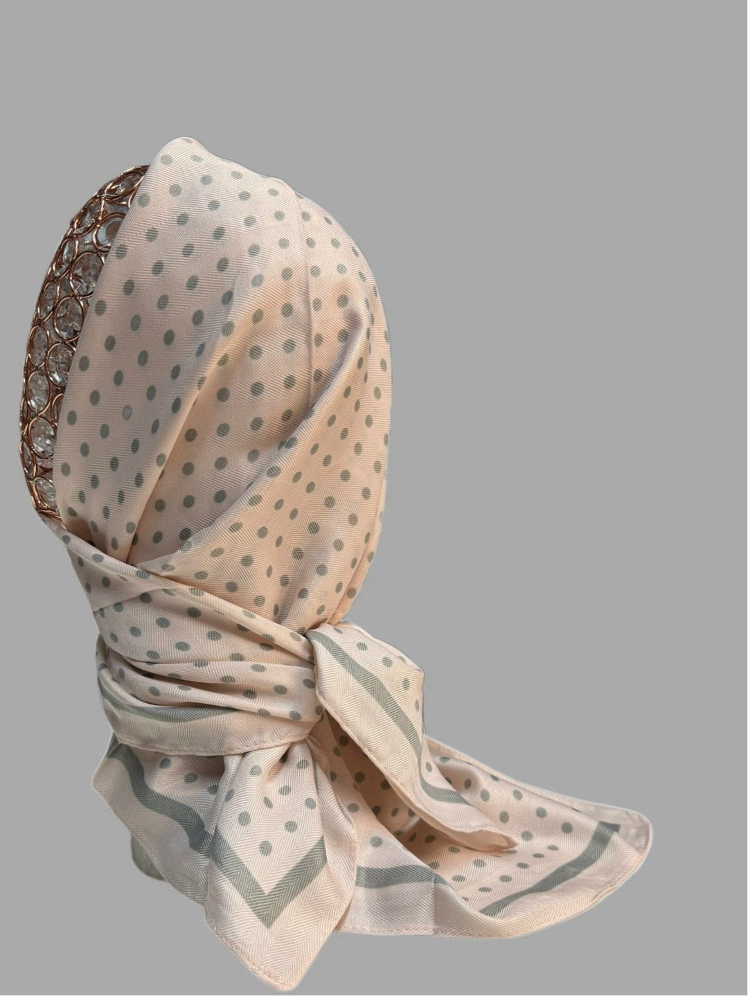 шарф в горошек,платки шарф,платки женские,платок в горошек,шелковый шарф