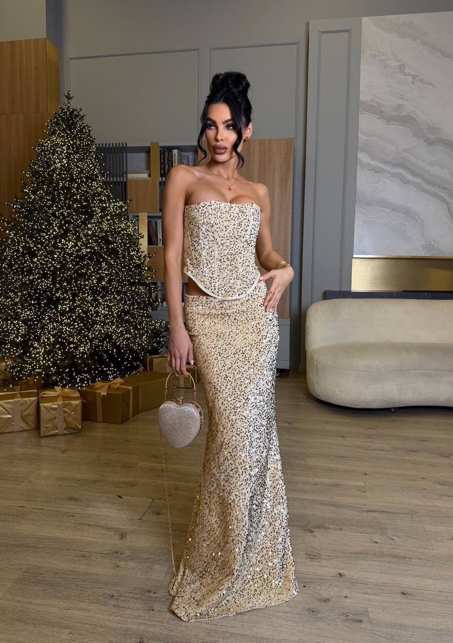 платье вечернее,длинное платье вечернее,вечернее платье стильное,длинная юбка из пайеток,женское вечернее платье