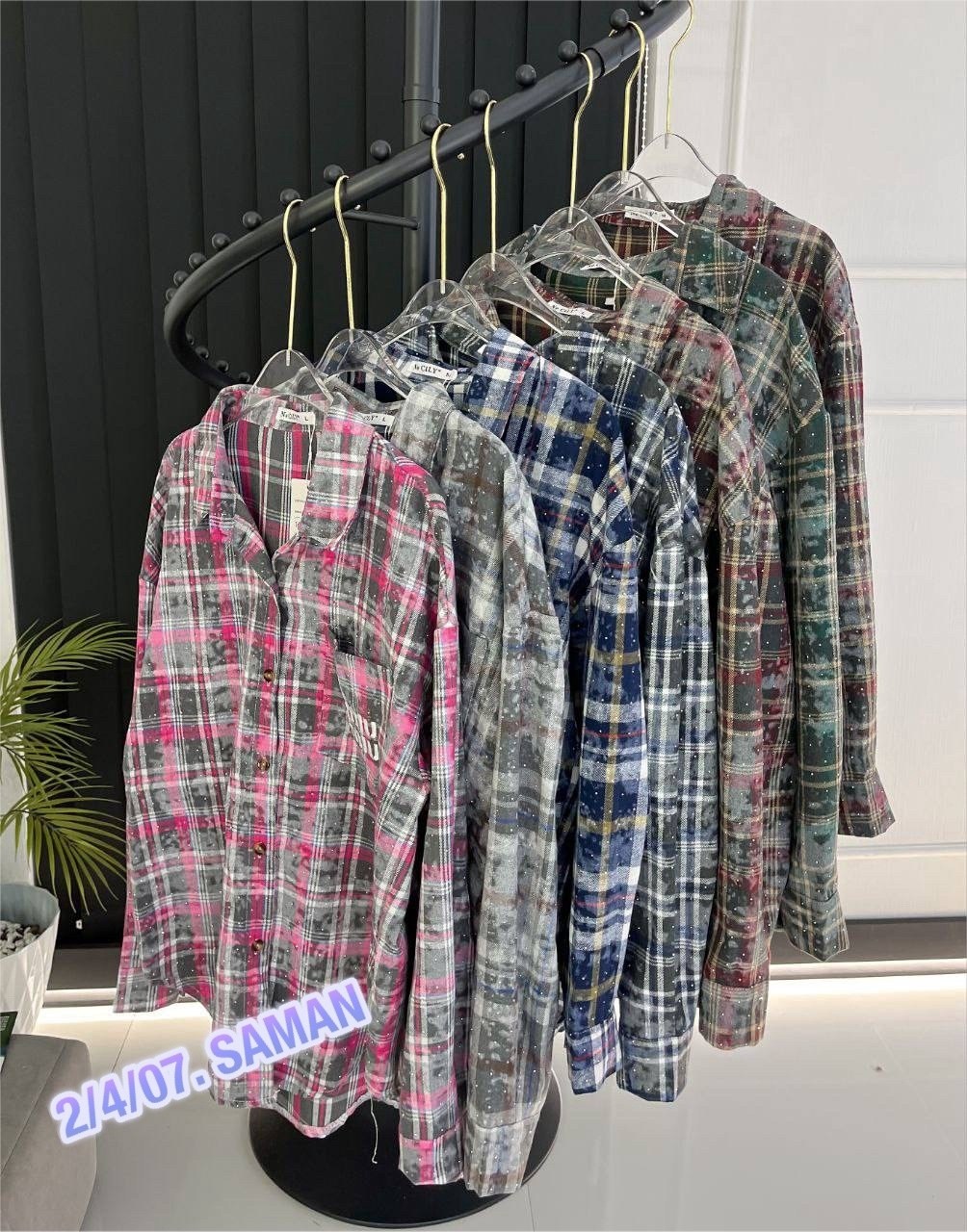 рубашка в клетку оверсайз варенка umalook,рубашка в клетку,рубашка женская в клетку,женская рубашка,рубашка женская оверсайз в клетку