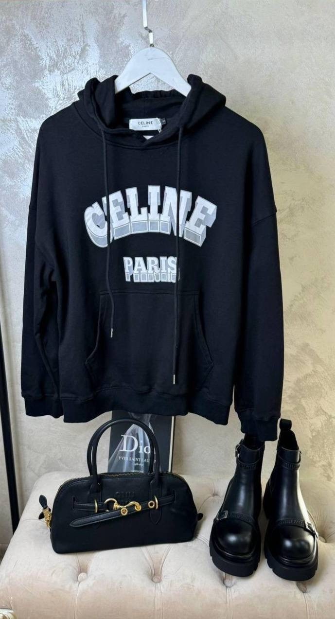 зип худи celine,celine толстовка,худи celine,celine paris толстовка,толстовка