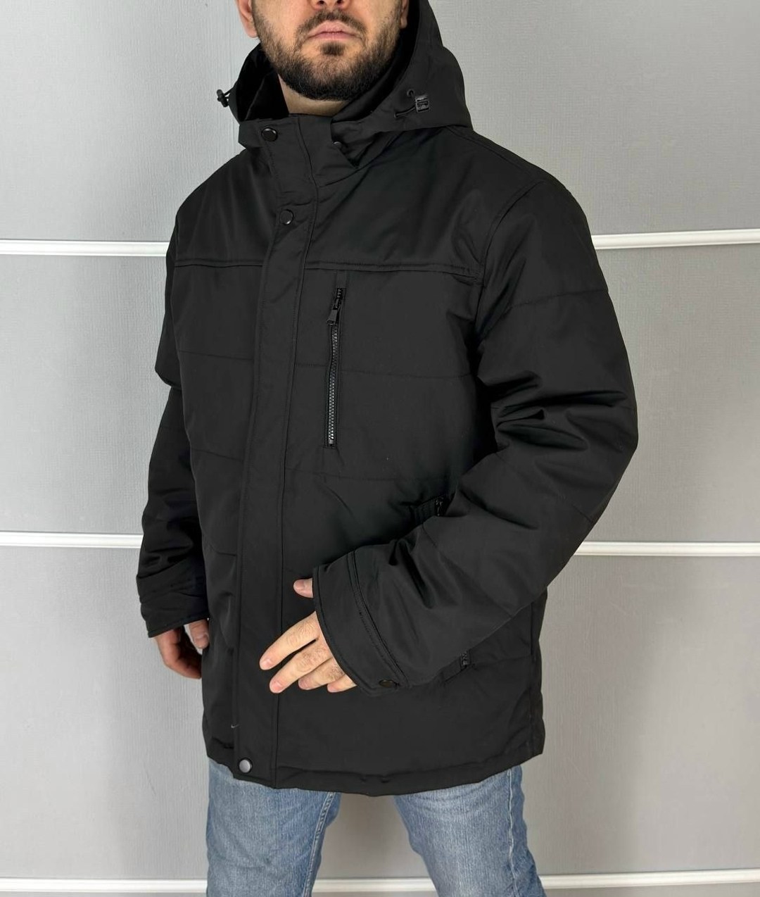 мужская куртка черного цвета,куртка мужская демисезон,куртка мужская черная,мужская куртка,куртка мужская зимняя dsgdong цвет черный