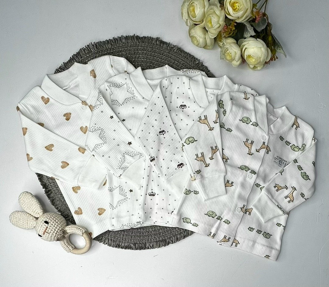 кофточка для новорожденного,кофточки для новорожденных и малышей набор 3 шт.,комплект кофточек для новорожденного,кофта для новорожденного,распашонка для новорожденного