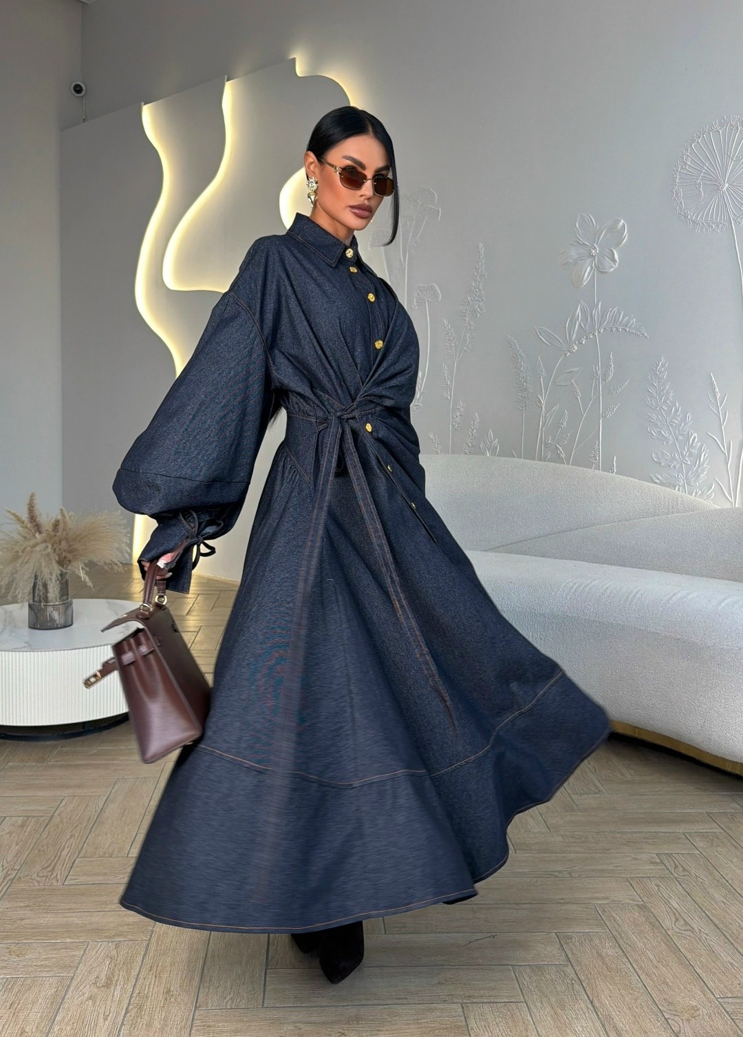 джинсовое платье,джинсовое платье-рубашка длины миди,джинсовое платье миди,джинсовое платье женское,джинсовое платье рубашка