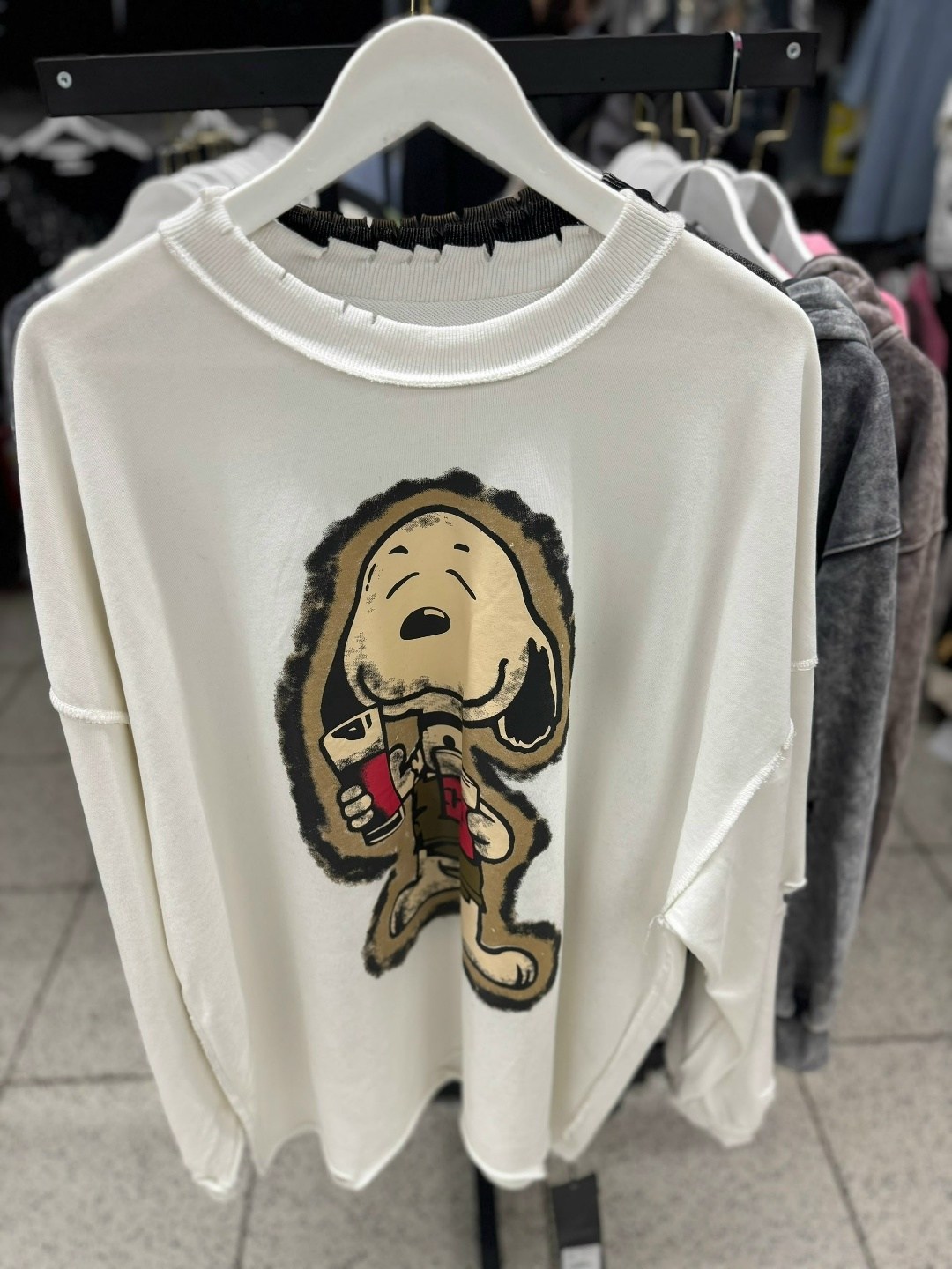 свитшот женская,свитшот оверсайз с принтом "микки маус",женская кофта,стиль оверсайз,лонгслив оверсайз с принтом варенка arttimes