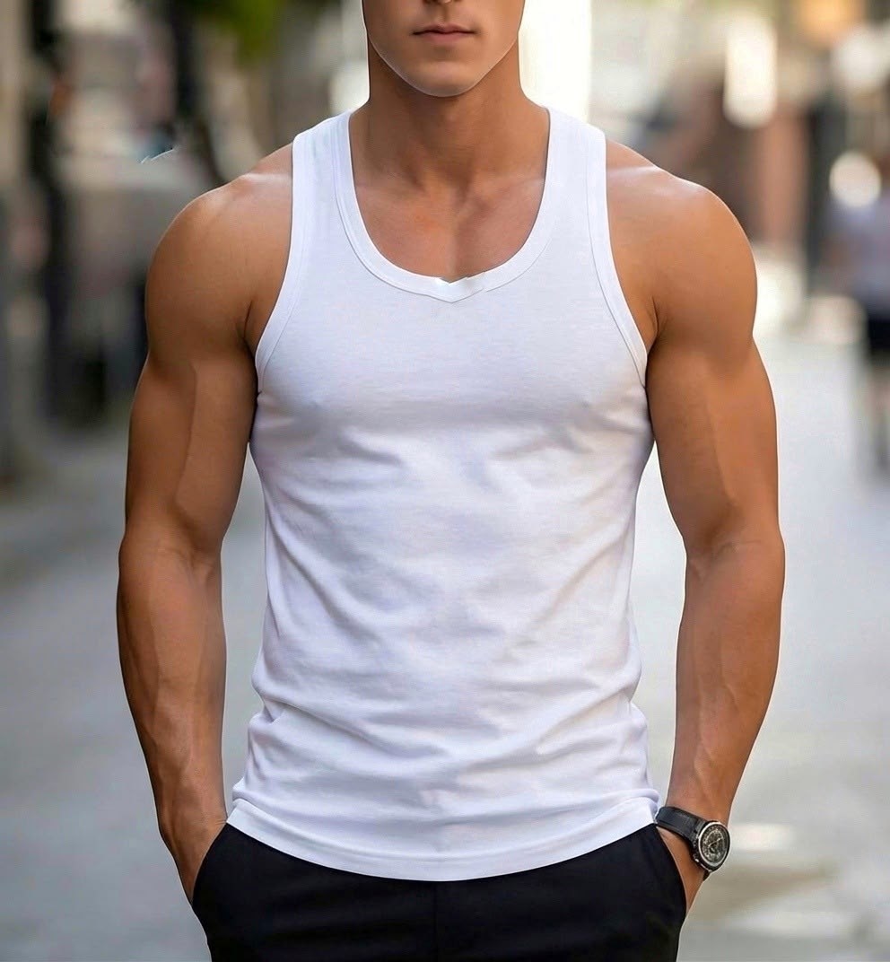 майка белая мужская,майка для фитнеса,бодибилдинг майка,мужской фитнес,мужская майка без рукавов