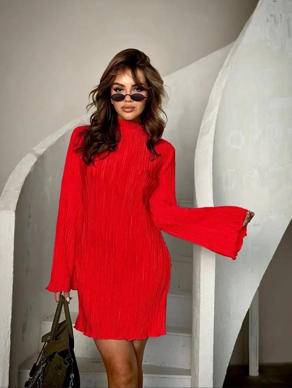 женское платье,платье,платье букле,платье миди,платье туника