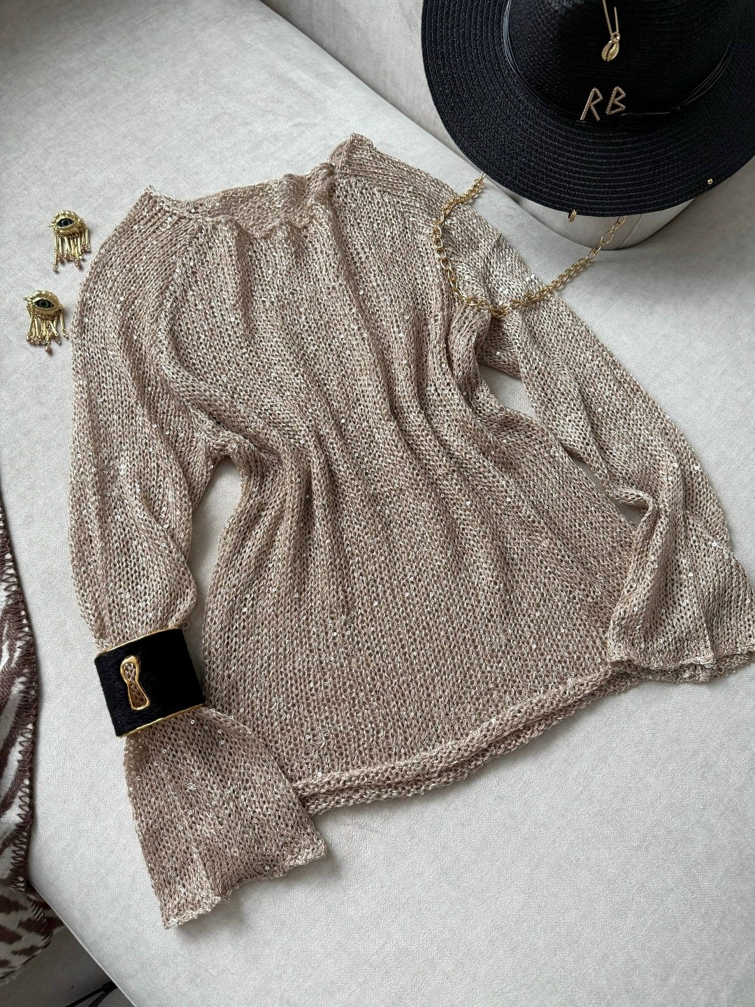 модный стиль,стильные наряды,модный наряд,свитер с блестками