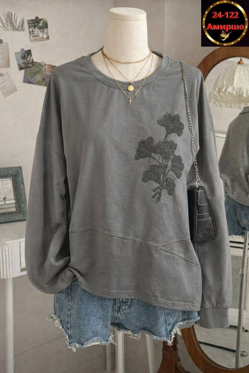 женский повседневный свитшот с круглым вырезом и вышивкой в китайском стиле,блузка с вышивкой,повседневный свитшот,женский свитшот с вышивкой,пуловер