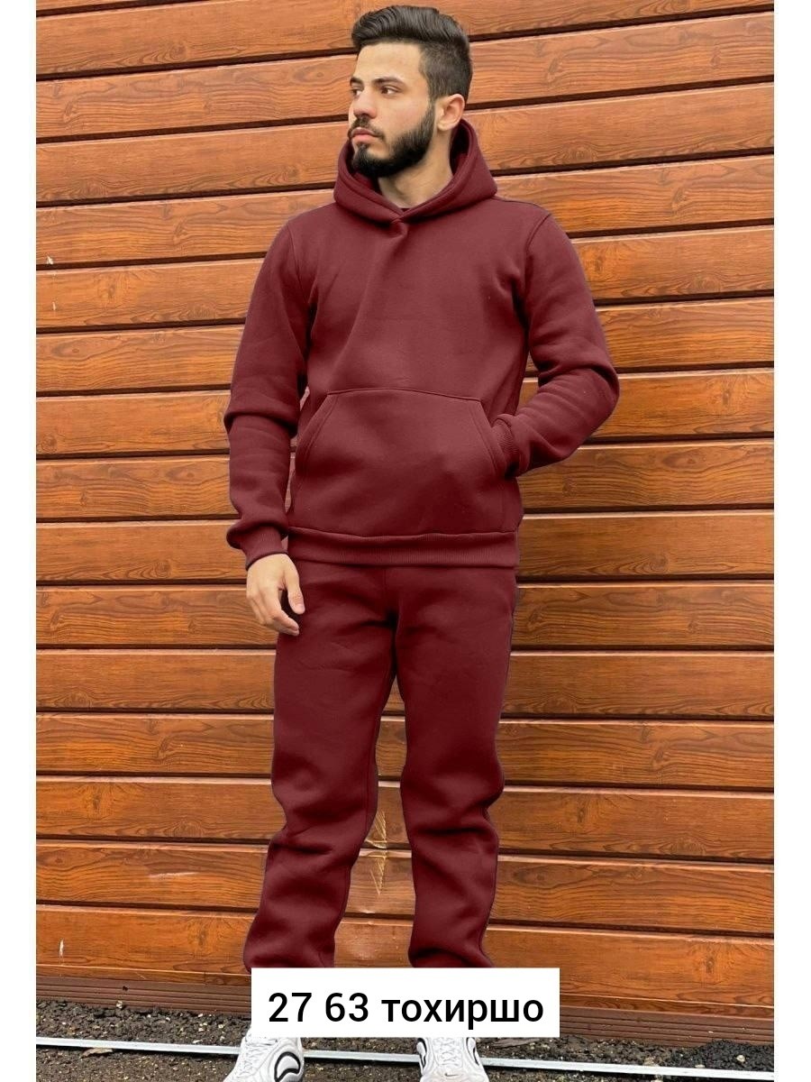 спортивный мужской костюм с начесом винный portnovstyle 17790998,cпортивный костюм мужской теплый с начесом,спортивный мужской костюм с начесом винный portnovstyle,спортивный мужской костюм с начесом,
