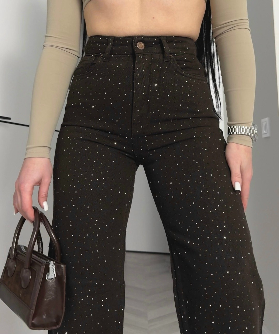 брюки со стразами,брюки с пайетками,джинсы со стразами,брюки пайетки