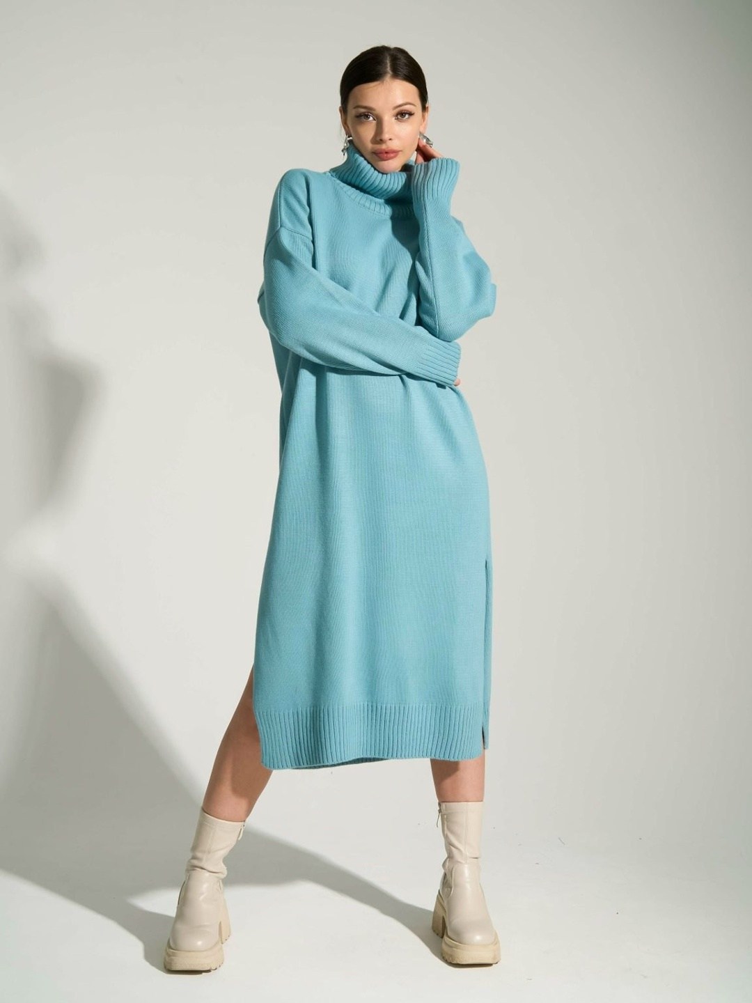 трикотажные костюмы,платье свитер оверсайз,трикотажное платье,платье свитер,костюм с юбкой