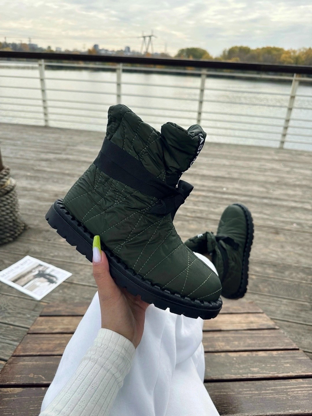 дутики женские,,дутики,дутики прада,дутики женские sopra footwear cb2-8208 хаки 37 eu