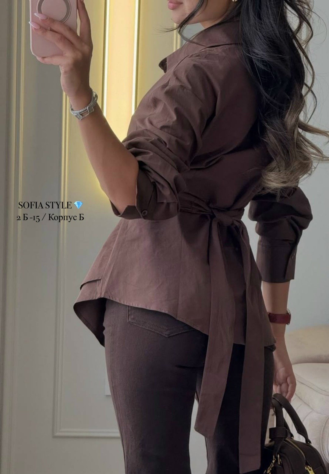 рубашка женская,рубашка с завязками,рубашка повседневная,рубашка,женская рубашка в корейском стиле lanmrem