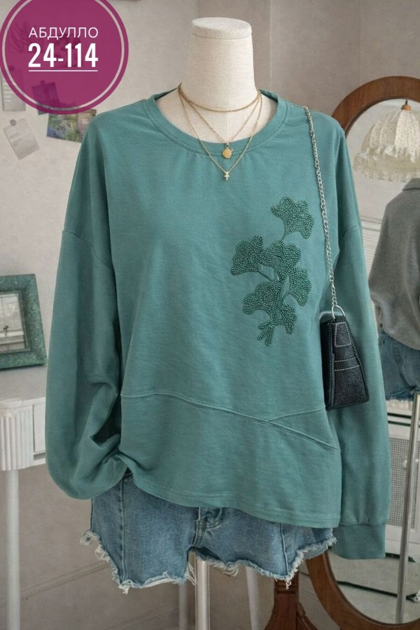 повседневный свитшот,женский свитшот,толстовка модная,женский повседневный свитшот с круглым вырезом и вышивкой в китайском стиле,свитшот