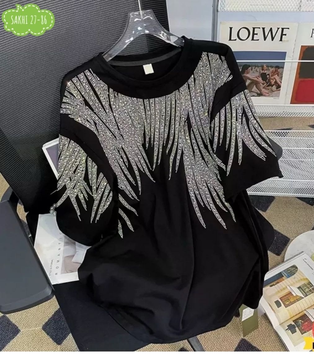 футболка базовая со стразами оверсайз,футболка со стразами женская,женские модные повседневные футболки,футболки большие размеры со стразами,футболка женская оверсайз со стразами
