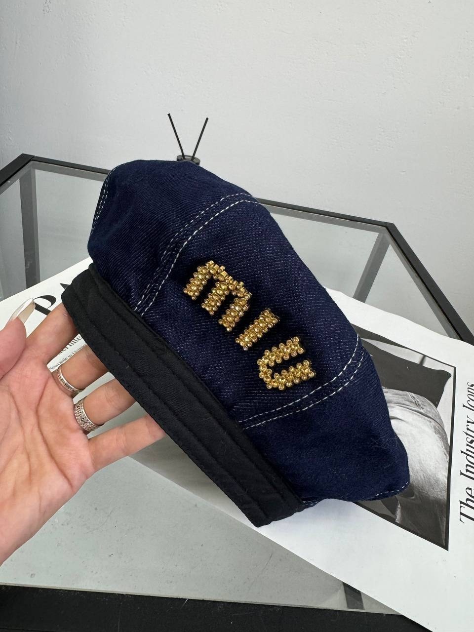 джинсовая кепка,кепка джинсовая женская с камнями,джинсовый берет,кепка,кепка модная