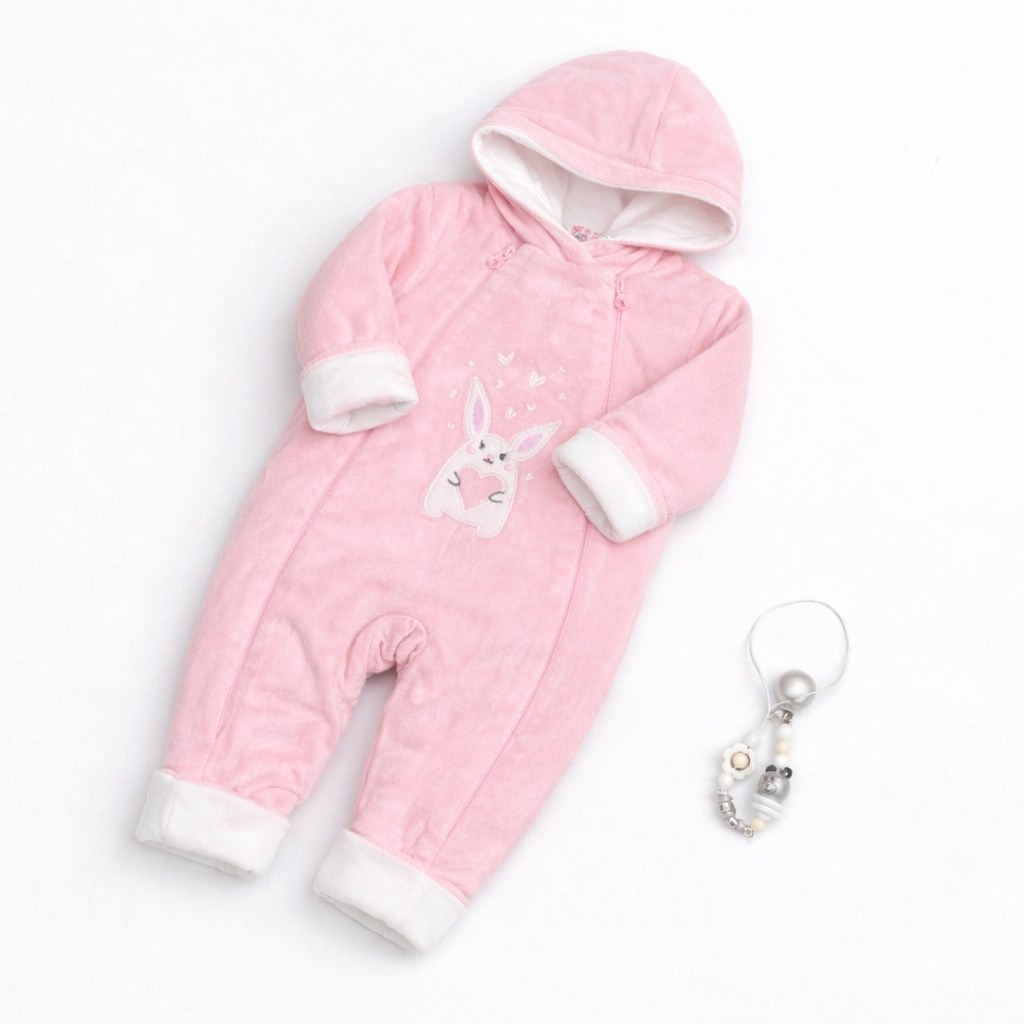 комбинезон зайка,комбинезон велюровый,комбинезон велюровый утепленный,комбинезон велюровый утепленный рост 74 см,комбинезон утепленный для новорожденного