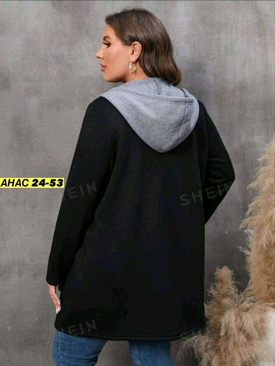 кардиган стильный большого размера,женские кардиганы,кардиган,кардиган с капюшоном удлиненный,кардиган с капюшоном