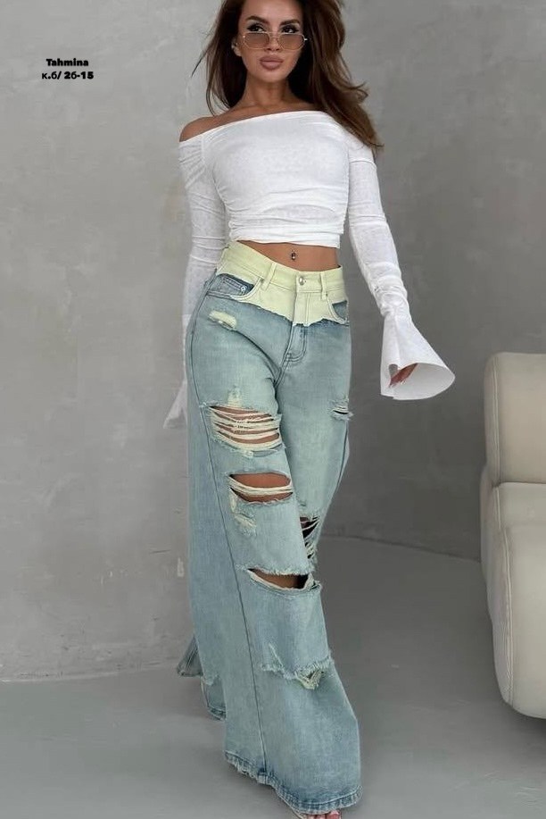 рваные джинсы,джинсы широкие,стильные джинсы,джинсы модные,джинсы женские широкие