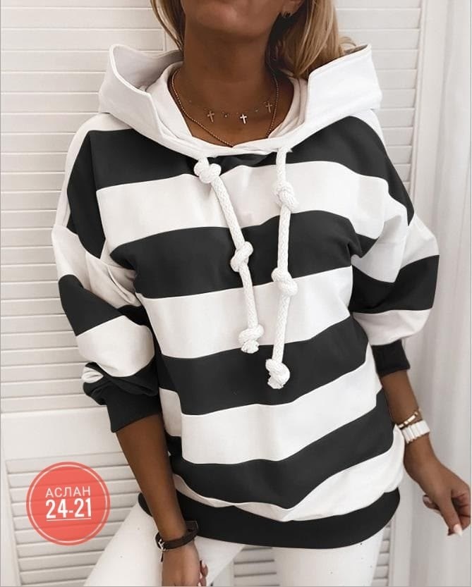 толстовка в полоску,модные женские толстовки,женская толстовка с капюшоном,модные толстовки с капюшоном,толстовка с капюшоном в полоску