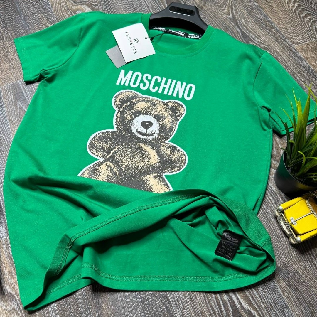 футболка moschino мужская,футболки moschino,moschino футболка мужская с медведем,moschino moschino,футболка с мишками