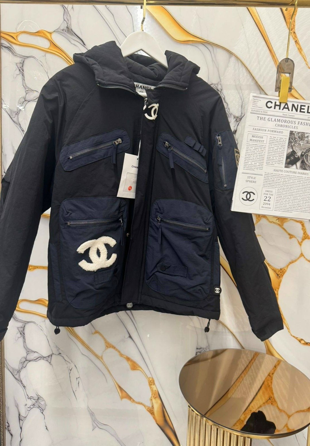 пуховик chanel,шанель куртка,куртка chanel,зимняя куртка,куртка на синтепоне в стиле шанель