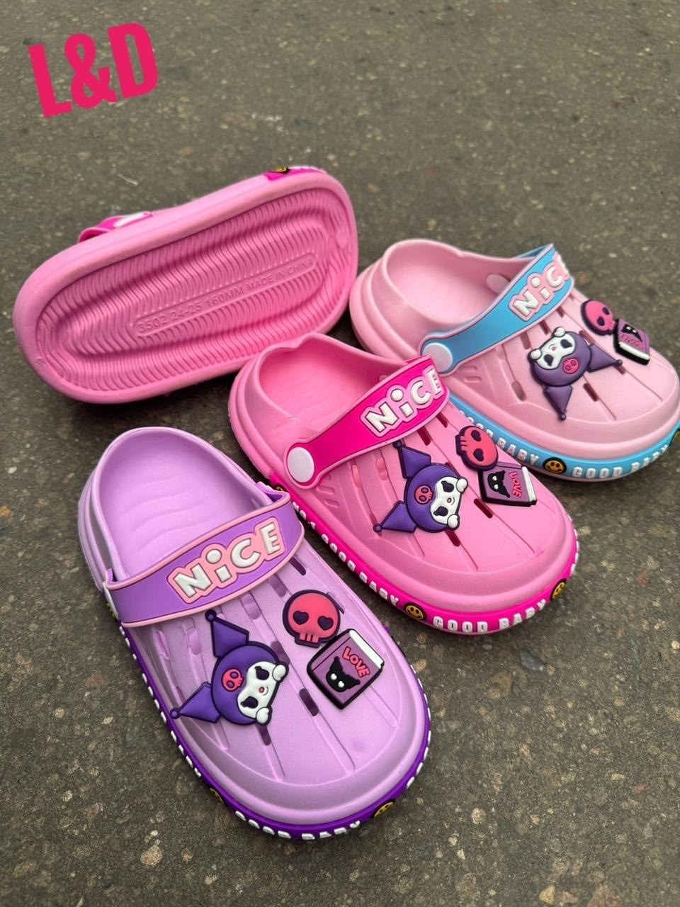 ,детские тапочки,сабо детские резиновые,тапочки sanrio,сабо детское