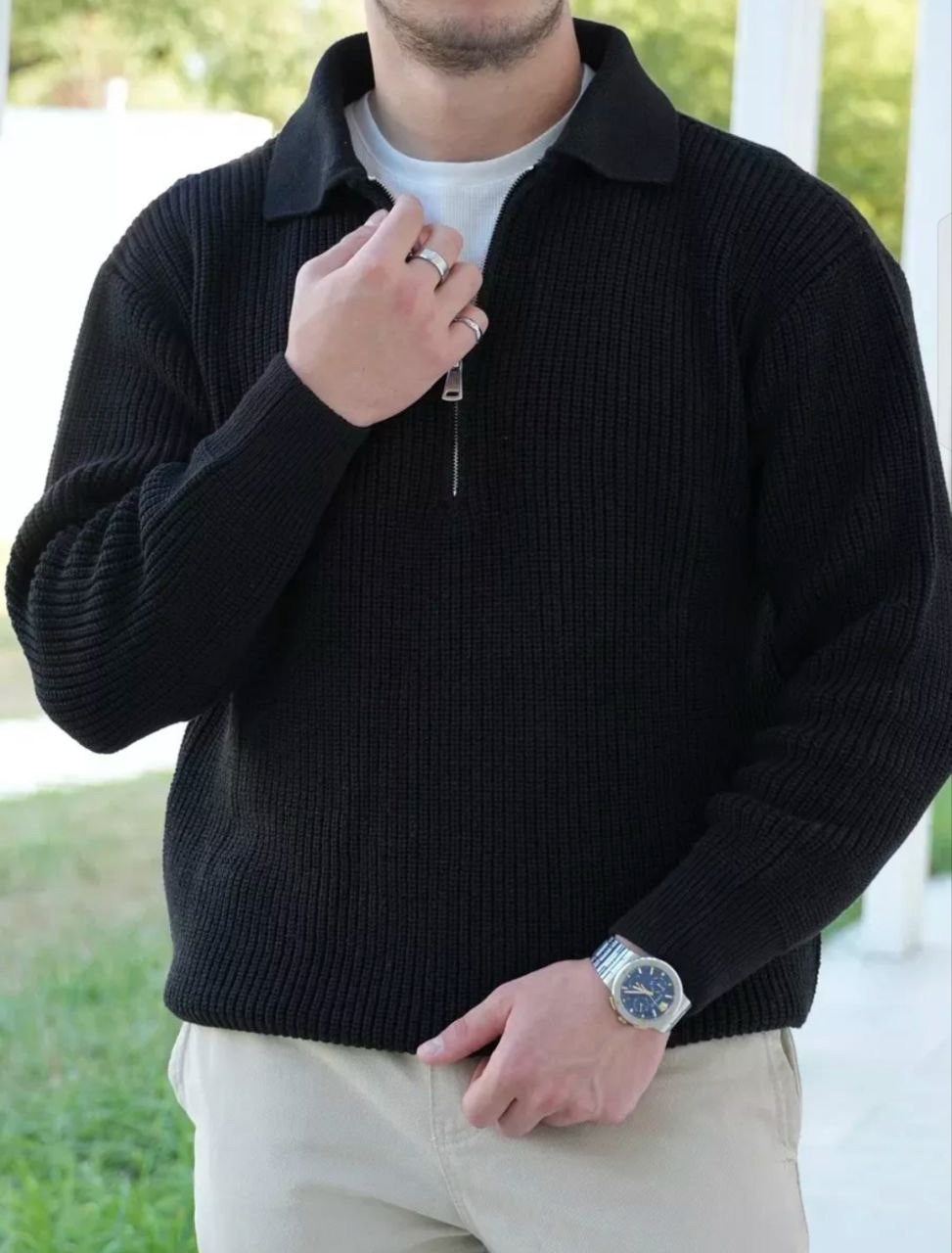 свитер для мужчин,свитер оверсайз вязаный теплый wellman,свитер effclo мужской стиль,свитер мужской,вязаная кофта