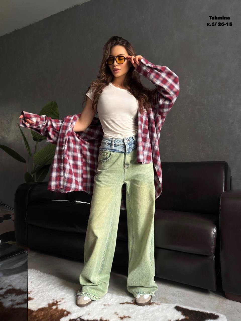 джинсы багги,женские джинсы,джинсы широкие прямые багги stefrimi 311152472,модные джинсы,джинсы широкие