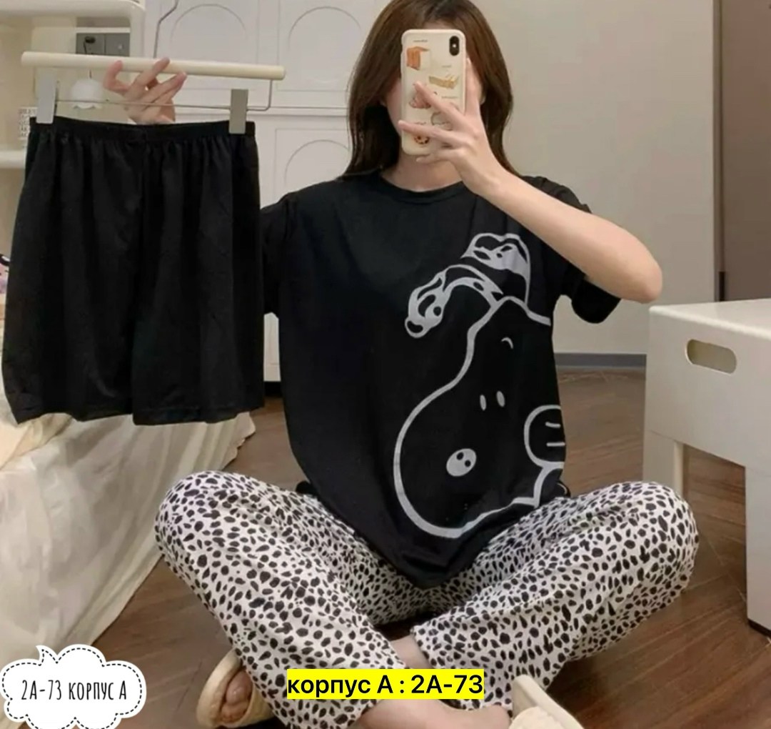 пижама комплект 3 в 1,комплект пижама,микки пижама тройка,пижама женская комплект,пижама микки маус