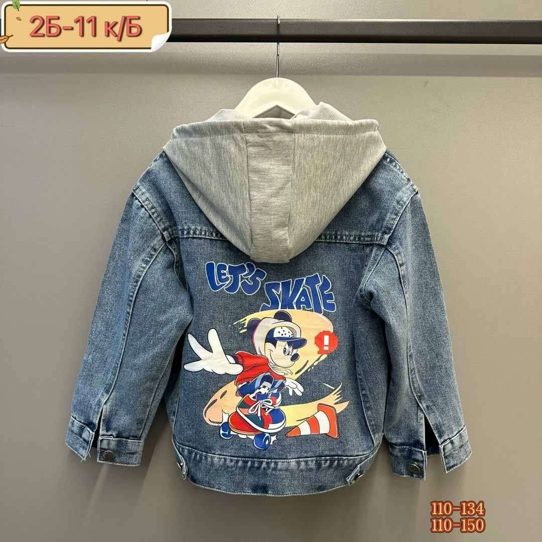 куртка джинсовая s&h stylish happy микки маус,куртка джинсовая,джинсовая куртка для мальчика,куртка джинсовая детская,джинсовка с микки маусом детская