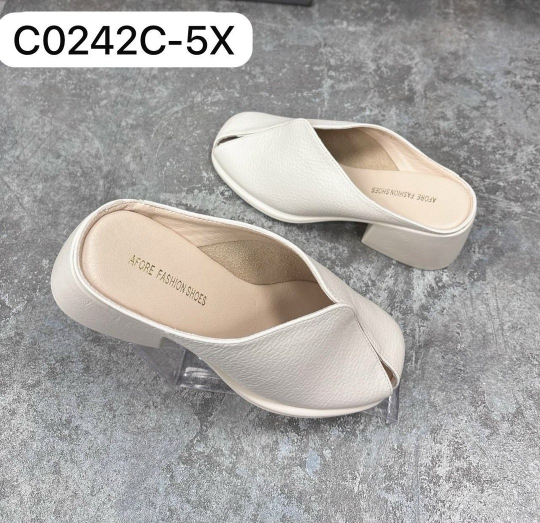 ,шлепанцы женские,мюли кожаные,шлепки на каблуке,шлепки женские