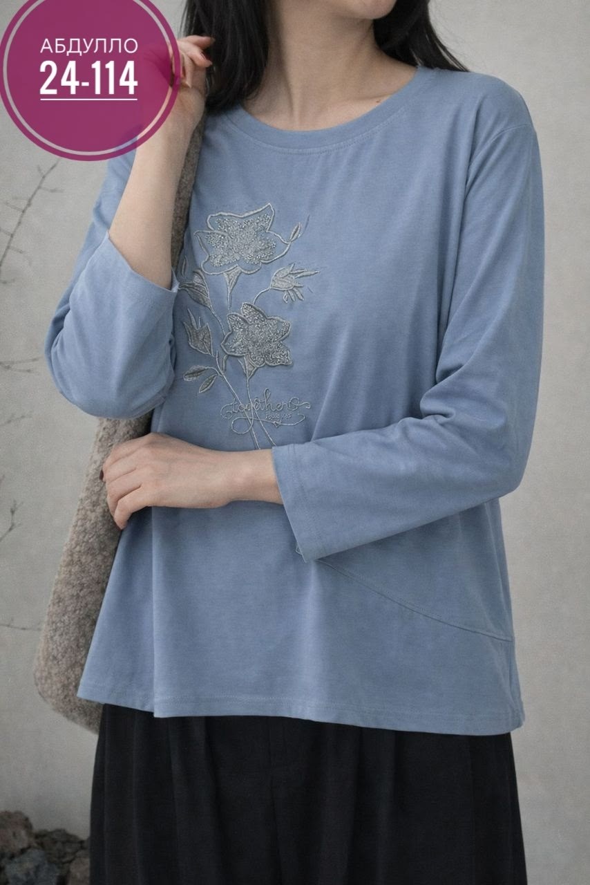 johnature женский винтажный пуловер с вышивкой,женский свитшот с вышивкой,блузка с вышивкой,свитшот с уникальной вышивкой,женские льняные футболки