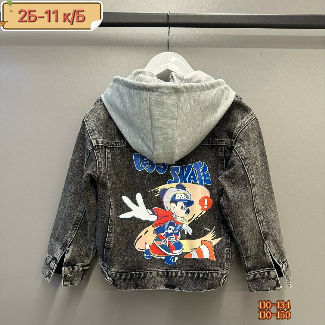 куртка джинсовая s&h stylish happy микки маус,куртка джинсовая,джинсовая куртка для мальчика,куртка джинсовая детская,джинсовка с микки маусом детская